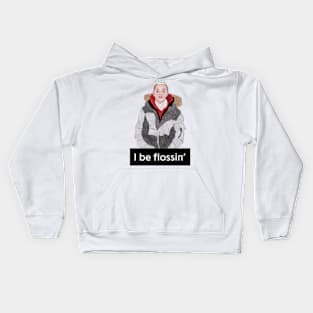 I Be Flossin' Meme Kids Hoodie